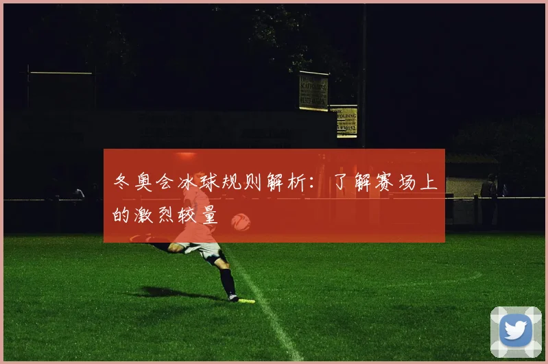 冬奥会冰球规则解析：了解赛场上的激烈较量